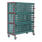 Armoire de rangement mobile, H 2050 mm