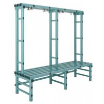Banc plastique simple, L 1000 mm