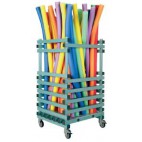 Chariot porte frites, stockage vertical