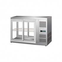Vitrine panoramique, version à poser sur comptoir, 110 L