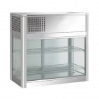 Vitrine panoramique, version à poser sur comptoir, 160 L