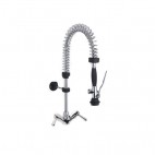 Robinetterie cuisine douchette courte sans robinet intermédiaire H-580 mm