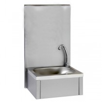 Lave-mains GC avec dosseret L 440 x l 335 x H 790 mm