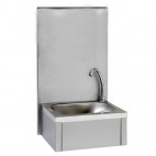 Lave-mains GC avec dosseret L 440 x l 335 x H 790 mm