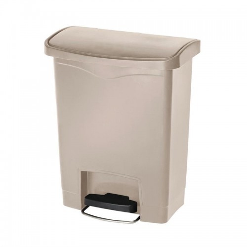 Poubelle à pédale frontale, beige, 30 litres Poubelle à pédale frontale, beige, 30 litres