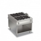 Plaque de cuisson, 4 feux vifs gaz sur baie libre, Gamme 1100, 31,4 Kw
