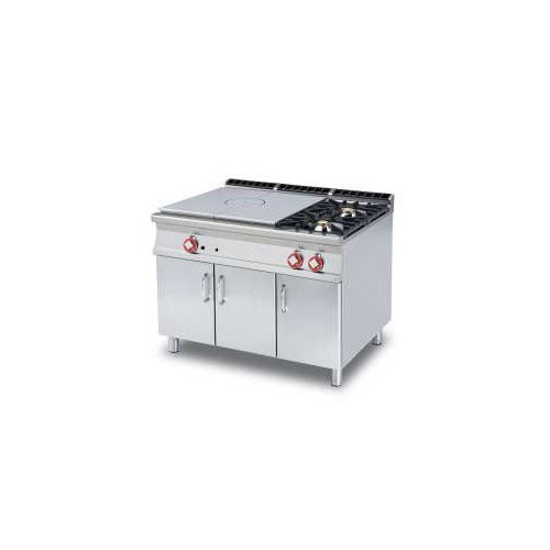 Plaque de cuisson gaz 2 feux + plaque coup de feu sur meuble ouvert 29 Kw Plaque de cuisson gaz 2 feux + plaque coup de feu sur meuble ouvert 29 Kw