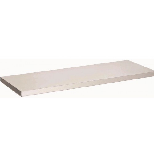 Tablette en inox 430 renforcé av. mélaminé 18 mm, L 1600 x P 750 x H 40 mm, sur mesure Tablette en inox 430 renforcé av. mélaminé 18 mm, L 1600 x P 750 x H 40 mm, sur mesure