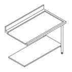 Table de sortie pour machines à paniers 500 x 500 ou 600 x 500