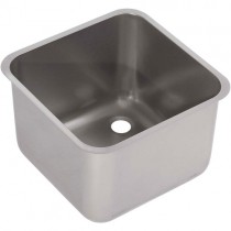 Bac à souder pour plonge, trou à droite, L 600 x P 500 x H 320 mm sur mesure