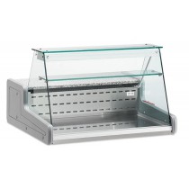 Vitrine réfrigérée VR B-8 L 1000 mm vitre droite sans support groupe logé R290 + 4° +6° C