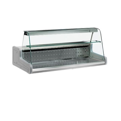 Vitrine réfrigérée VR Y-8 L 1000 mm vitre bombée sans support groupe logé R290 + 4° +6° C Vitrine réfrigérée VR Y-8 L 1000 mm vitre bombée sans support groupe logé R290 + 4° +6° C