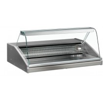 Vitrine réfrigérée Y-8 FISH L 1000 mm vitre bombée sans support groupe logé R290 + 0° +6° C