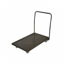 Socle rouleur, 4 roulettes, inox AISI 304, P 600 mm