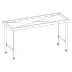 Table de tri sur-mesure en acier inoxydable largeur 600 à 800 mm
