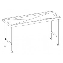 Table de tri sur-mesure en acier inoxydable largeur 600 à 800 mm