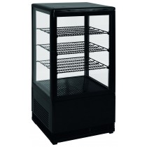Mini vitrine réfrigérée patisserie, porte vitrée, L 425 x P 380 x H 960 mm