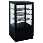 Mini vitrine réfrigérée patisserie 68 L porte vitrée