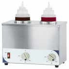 Chauffe sauce 2 en acier inoxydable 400 W