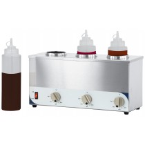 Chauffe sauce 3, en acier inoxydable, 600 W
