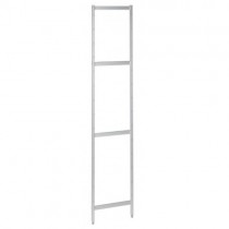 Echelle simple 4 niveaux, pour rayonnage alu eco, P 565 x H 1700 mm