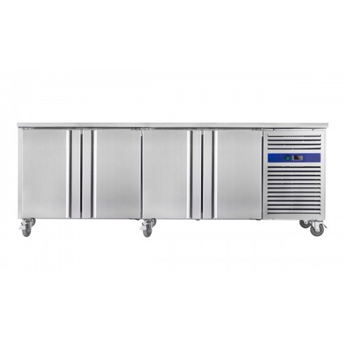 Desserte réfrigérée positive 600 4 portes pleines 250 W 480 L Desserte réfrigérée positive 600 4 portes pleines 250 W 480 L