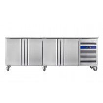 Desserte réfrigérée positive 600 4 portes pleines 250 W 480 L 
