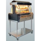 Rôtissoire professionnelle à balancelle COSMOS sur châssis inox à roulette