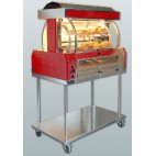 Rôtissoire professionnelle à balancelle, COSMOS sur chassis inox à roulette