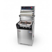 Conditionnement et emballage, operculeuse barquette, semi-automatique industrielle BS 25 BASIC sans matrice