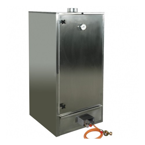 Fumoir 'FM2-70/85' pour viande et poisson, à gaz, en acier inoxydable, 7 niveaux Fumoir 'FM2-70/85' pour viande et poisson, à gaz, en acier inoxydable, 7 niveaux