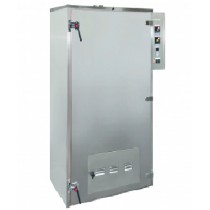 Fumoir pour viande et poisson a gaz professionnel, double parois, en acier inoxydable