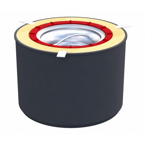 Kit coupe feu isolant thermique avec cloche et support cloche pour siphon 218-110 Kit coupe feu isolant thermique avec cloche et support cloche pour siphon 218-110