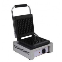 Machine à gauffre en inox, plaque en fonte, 1.5 kW