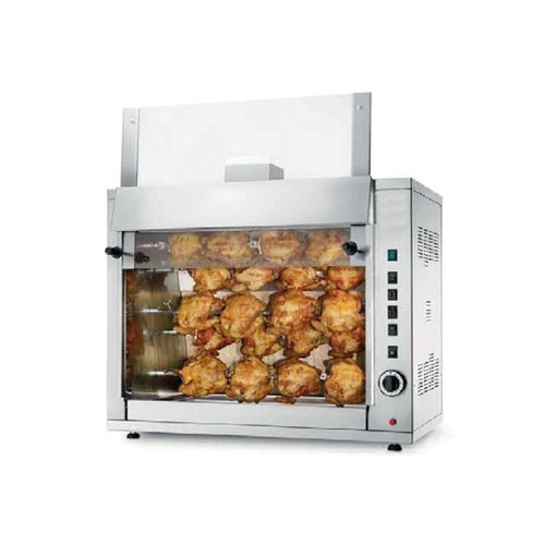 Rôtissoire à poulets au gaz, série G, G-20P, 5 broches, 20 poulets, 170 W Rôtissoire à poulets au gaz, série G, G-20P, 5 broches, 20 poulets, 170 W