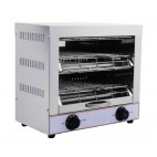 Toaster électrique inox 2 niveaux 3 kW