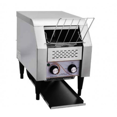 Toaster convoyeur électrique inox L 290 mm 1.34 kW