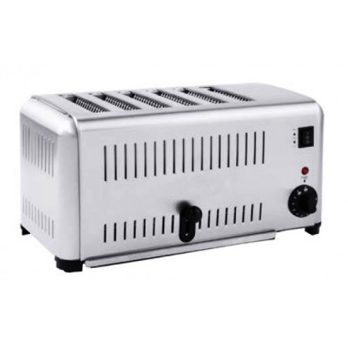 Grille pain en inox, 6 toast, 2.5 kW Grille pain en inox, 6 toast, 2.5 kW