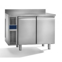 Table réfrigérée négative -18°/-20°C, GN1/1, inox AISI 304, adossé, 2 portes, R452A