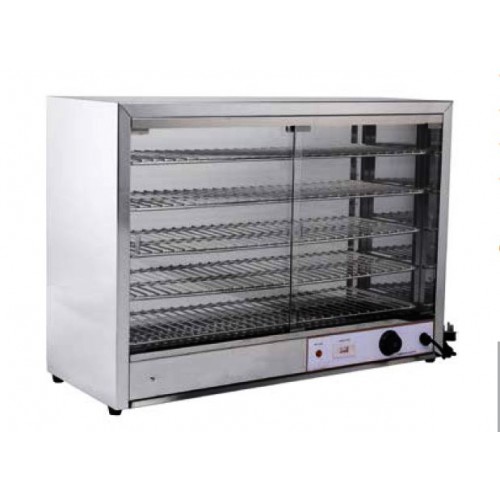 Vitrine chauffante en inox, 1.5 kW Vitrine chauffante en inox, 1.5 kW