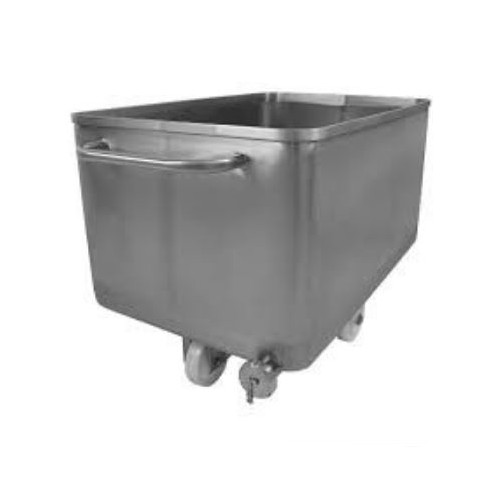Cuve inox avec vidange et roues, acier inoxydable 304, 300 L Cuve inox avec vidange et roues, acier inoxydable 304, 300 L