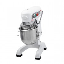 Batteur mélangeur, structure laqué blanc, 10 litres, 370 W