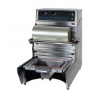 Operculeuse barquette semi-automatique en inox AISI 304 modèle BS 10 ECO sans matrice