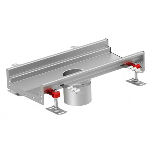Eléments de sortie centrée Ø 142 mm pour Caniveau Modul 200 profondeur 140 mm longueur 1000 mm