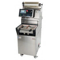 Operculeuse barquette semi-automatique en inox AISI 304 modèle BS 25 Pro sans matrice