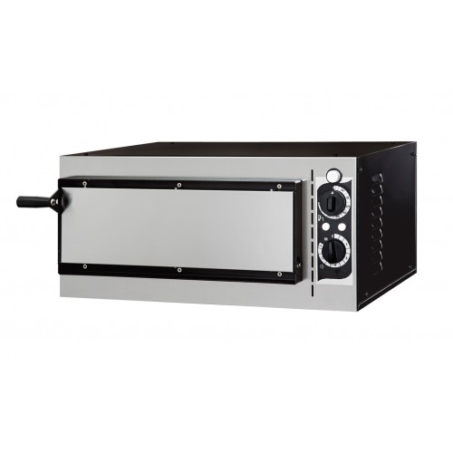 Four à pizza éléctrique mécanique acier inox Basic 1/40 Four à pizza éléctrique mécanique acier inox Basic 1/40