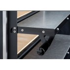 Four à pizza, éléctrique mécanique, acier inox, Basic 2/40 GLASS & LIGHT