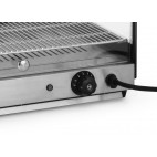 Vitrine de table chauffante , 1 niveaux, inox, 400 W