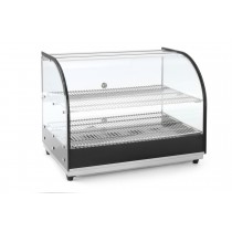 Vitrine de table chauffante  2 niveaux inox 400 W