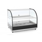 Vitrine de table chauffante  2 niveaux inox 400 W